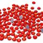 Preview: LUXORIA HQ88 - High Quality DMC Hotfix Strasssteine, SS16 Feuerrot (Glitzersteine zum Aufbügeln)
