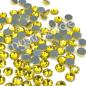 Preview: LUXORIA - DMC Premium Hotfix Strasssteine, SS10 Citrine (Glitzersteine zum Aufbügeln)