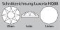 Preview: Luxoria HQ88 SS16 Crystal AB Hotfix Strasssteine (3,9 mm) zum Aufbügeln