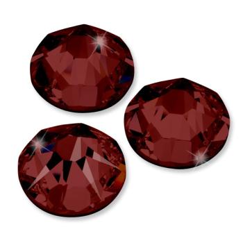 Swarovski® Hotfix Kristalle 2078 XIRIUS, SS16 Burgundy (Strass-Steine, Glitzersteine zum Aufbügeln) - 25 Stück