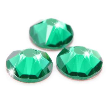 Swarovski® Kristalle 2088 XIRIUS, SS16 Emerald (Strass-Steine, Glitzersteine zum Aufkleben) - 25 Stück