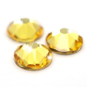 Swarovski® Kristalle 2088 XIRIUS, SS20 Light Topaz (Strass-Steine, Glitzersteine zum Aufkleben) - 25 Stück