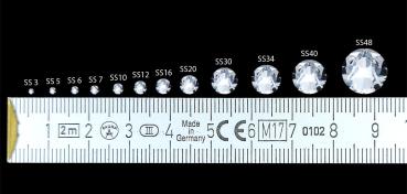 Preview: Swarovski® Kristalle 2058 XILION, SS30 Sapphire (Strass-Steine, Glitzersteine zum Aufkleben)