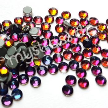 LUXORIA - DMC Premium Hotfix Strasssteine, SS10 Volcano (Glitzersteine zum Aufbügeln)