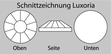 Preview: LUXORIA - DMC Premium Hotfix Strasssteine, SS10 Volcano (Glitzersteine zum Aufbügeln)