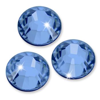 Swarovski® Hotfix Kristalle 2038 XILION, SS16 Denim Blue (Strass-Steine, Glitzersteine zum Aufbügeln) - 50 Stück
