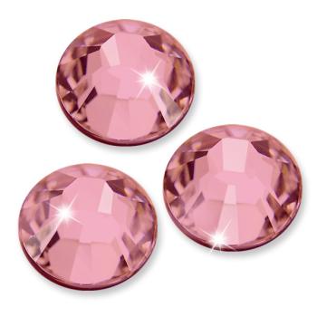 Swarovski® Hotfix Kristalle 2038 XILION, SS6 Light Rose (Strass-Steine, Glitzersteine zum Aufbügeln) - 25 Stück
