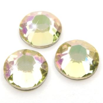 Swarovski® Hotfix Kristalle 2038 XIRIUS, SS34 Crystal Luminous Green (Strass-Steine, Glitzersteine zum Aufbügeln) - 25 Stück
