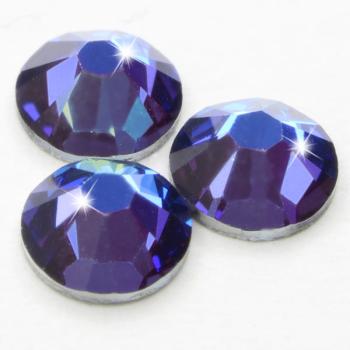 Swarovski® Kristalle 2058 XILION, SS16 Crystal Meridian Blue (Strass-Steine, Glitzersteine zum Aufkleben) - 50 Stück