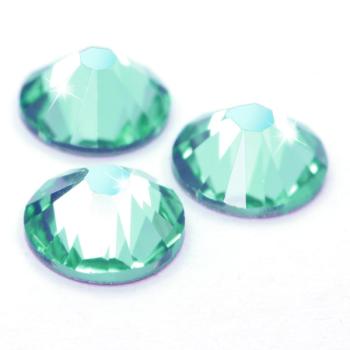 Swarovski® Kristalle 2058 XILION, SS16 Peridot AB (Strass-Steine, Glitzersteine zum Aufkleben) - 50 Stück