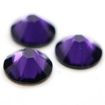 Swarovski® Hotfix Kristalle 2038 XILION, SS20 Purple Velvet (Strass-Steine, Glitzersteine zum Aufbügeln) - Inhalt 50 Stück