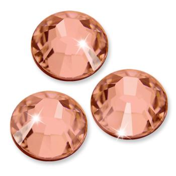 Swarovski® Hotfix Kristalle 2038 XILION, SS16 Rose Peach (Strass-Steine, Glitzersteine zum Aufbügeln) - 50 Stück