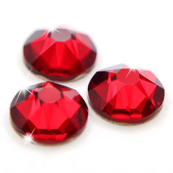 Swarovski® Hotfix Kristalle 2078 XIRIUS, SS16 Siam (Strass-Steine, Glitzersteine zum Aufbügeln) - 25 Stück