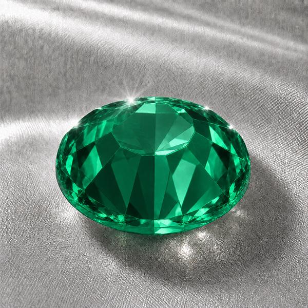 LUXORIA - DMC Premium Hotfix Strasssteine, SS16 Emerald (Smaragdgrün, Glitzersteine zum Aufbügeln)