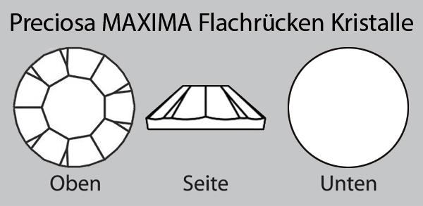 Preciosa® No Hotfix Crystal – Größe SS20 (ca. 4,8 mm)