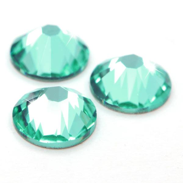 Swarovski® Hotfix Kristalle 2038 XILION, SS34 Erinite (Strass-Steine, Glitzersteine zum Aufbügeln)