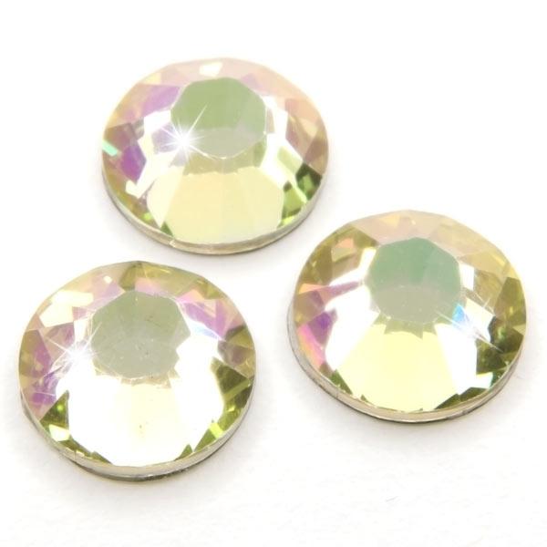 Swarovski® Hotfix Kristalle 2038 XIRIUS, SS34 Crystal Luminous Green (Strass-Steine, Glitzersteine zum Aufbügeln) - 25 Stück