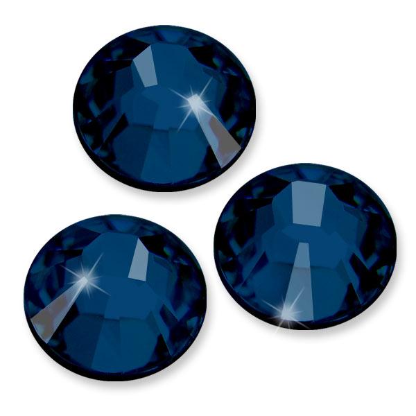 Swarovski® Hotfix Kristalle 2038 XILION, SS16 Montana (Strass-Steine, Glitzersteine zum Aufbügeln) - 50 Stück