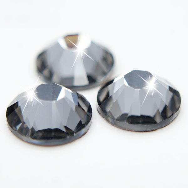 Swarovski® Kristalle 2058, SS7 Crystal Silver Night (Strass-Steine, Glitzersteine zum Aufkleben) - 20 Stück