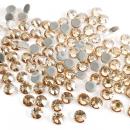LUXORIA - DMC Premium Hotfix Strasssteine, SS20 Golden Shadow (Gold, Glitzersteine zum Aufbügeln)