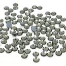 LUXORIA HQ88 - High Quality DMC Hotfix Strasssteine, SS16 Black Diamond Glitzersteine zum Aufbügeln)